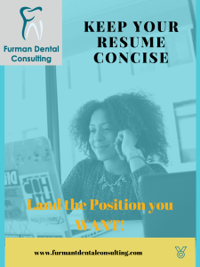 KEEP Your Resume concise